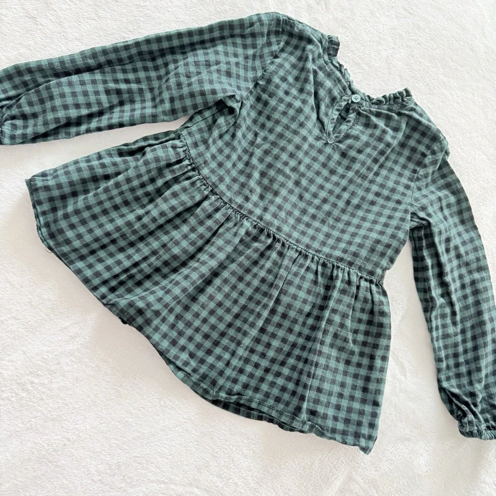 Cat & Jack green gingham